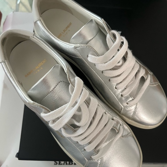 Andy low top Saint Laurent silver - Picture 5 of 8